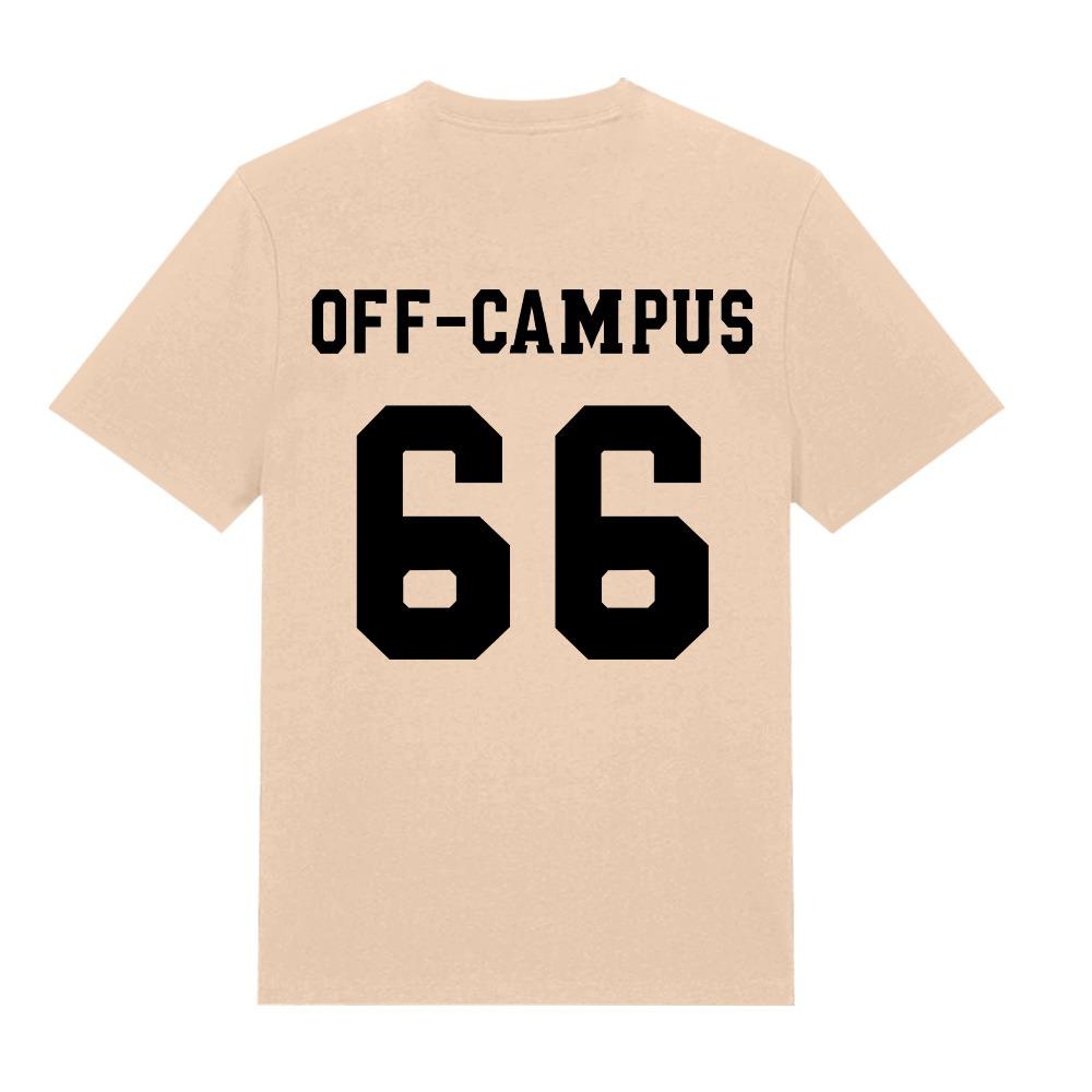 Off-Campus 66 Hockey Romance Shirt Off Campus High Quality Pure Cotton T Shirt Unisex Summer Round Neck Comfortable Short Sleeve