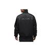 Jordan Essentials Alphabet Logo Embroidered Long Sleeve Jacket Men Outerwear Black DV7613-010