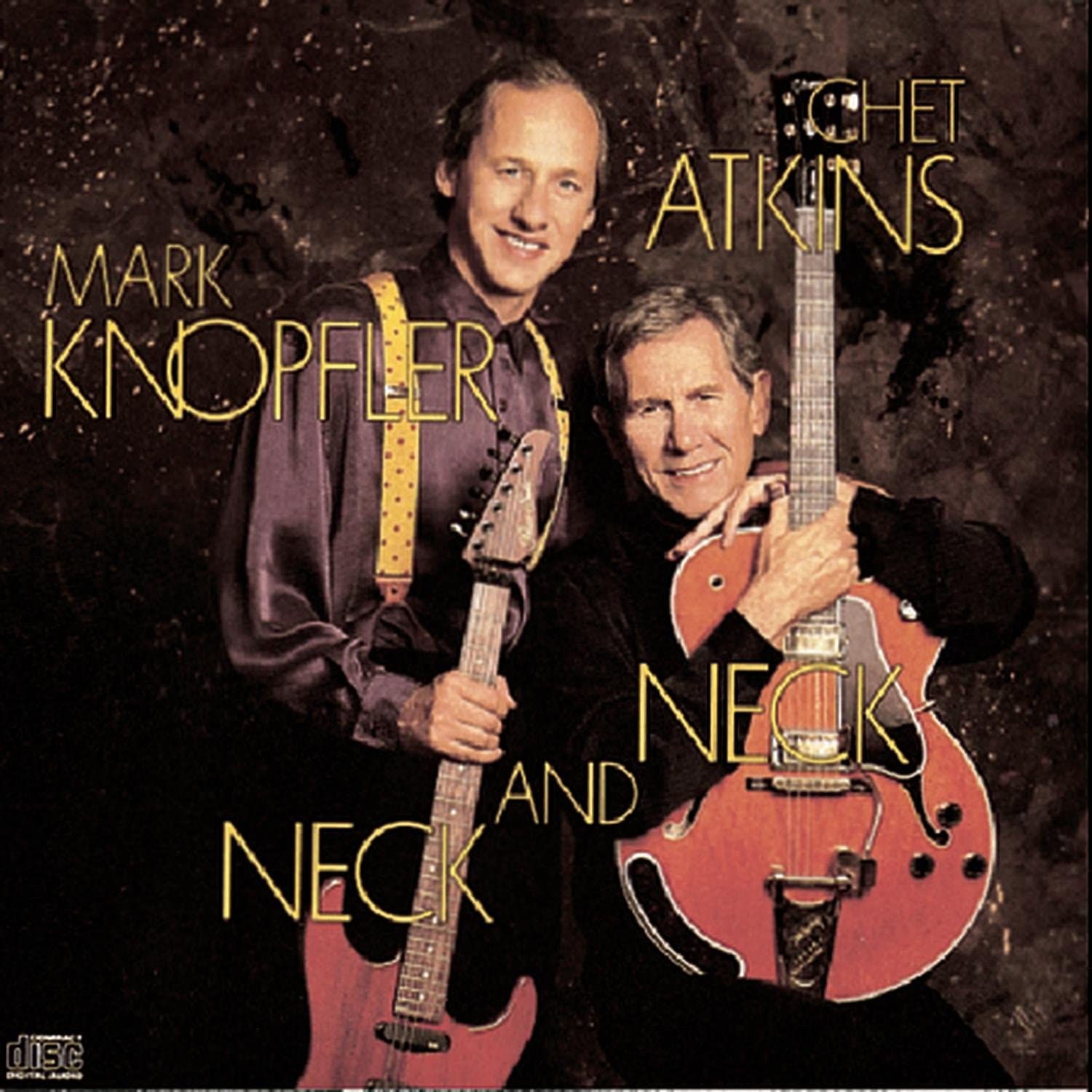 

CD CHET ATKINS; MARK KNOPFLER - Neck & Neck CK45307 Columbia 1990 US Rock Used