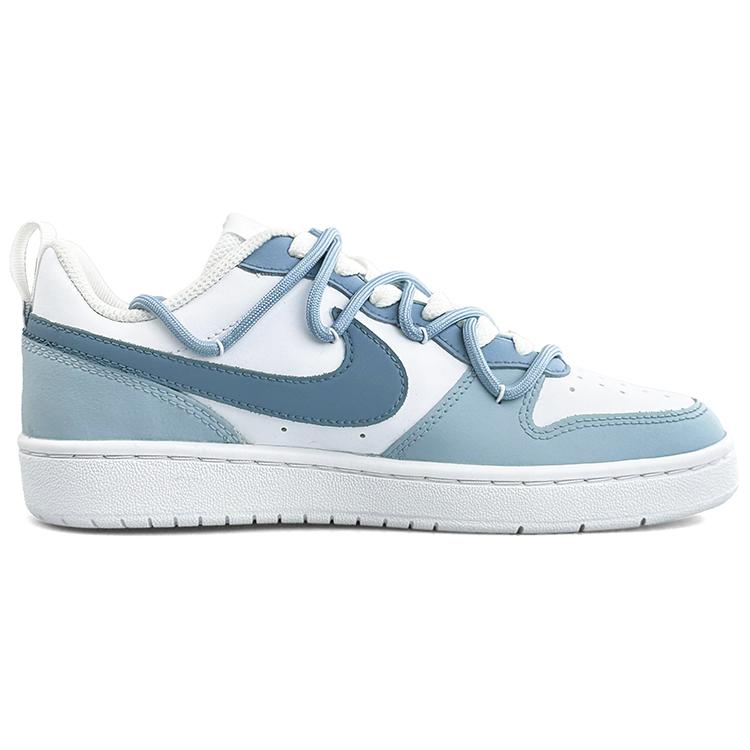 Nike Court Borough Low top Skateboard Shoes Women's Blue White BQ5448-100(Team13-)