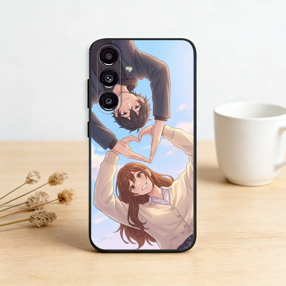 A-Anime H-Horimiya Phone Case For Samsung Galaxy A91,80,73,72 ,71,53,52,32 ,31,22,21s,20,Soft Black Case