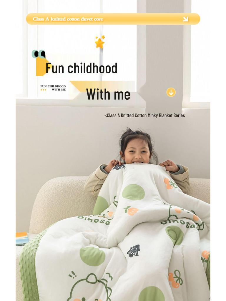 Children's Bean Quilt: Four-Season Blanket for Babies and Toddlers