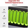 Mesh Grill Ert Grille Erts Cover Fit For 2007-2018 Jeep Wrangler JK JKU(Green)