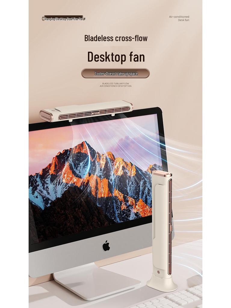 USB Rechargeable Desk & Clip Fan for Home, Office, Dorm – Compact Air Circulator