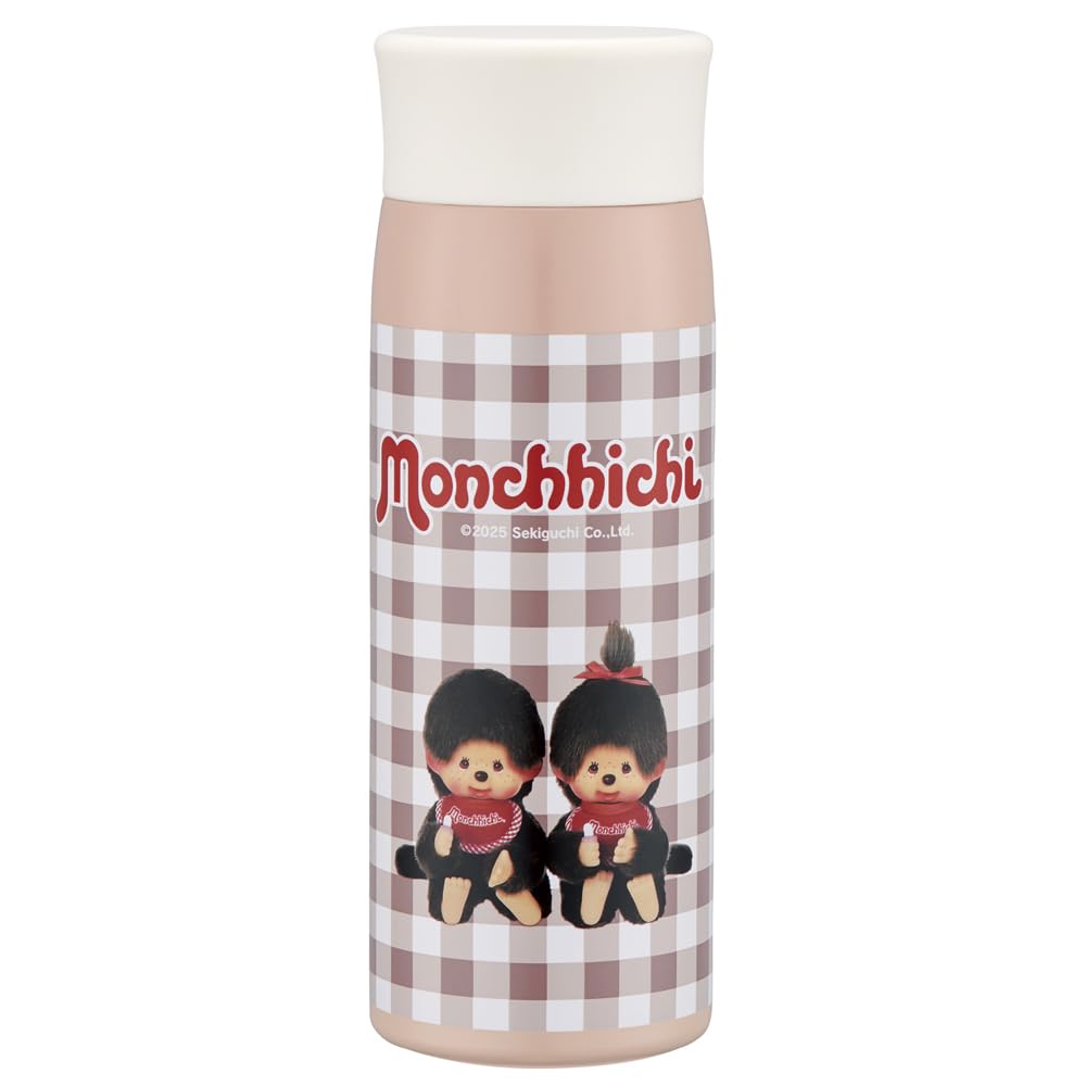 Skater Insulated Stainless Steel Mug Monchhichi Bottle, 350ml, Design, SMH4-A