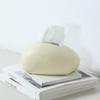 Modern Ceramic Tissue Box Minimalist Paper Towel Holder Box Creative Home Decor Tissue Box for Living Room Coffee Table Ornament