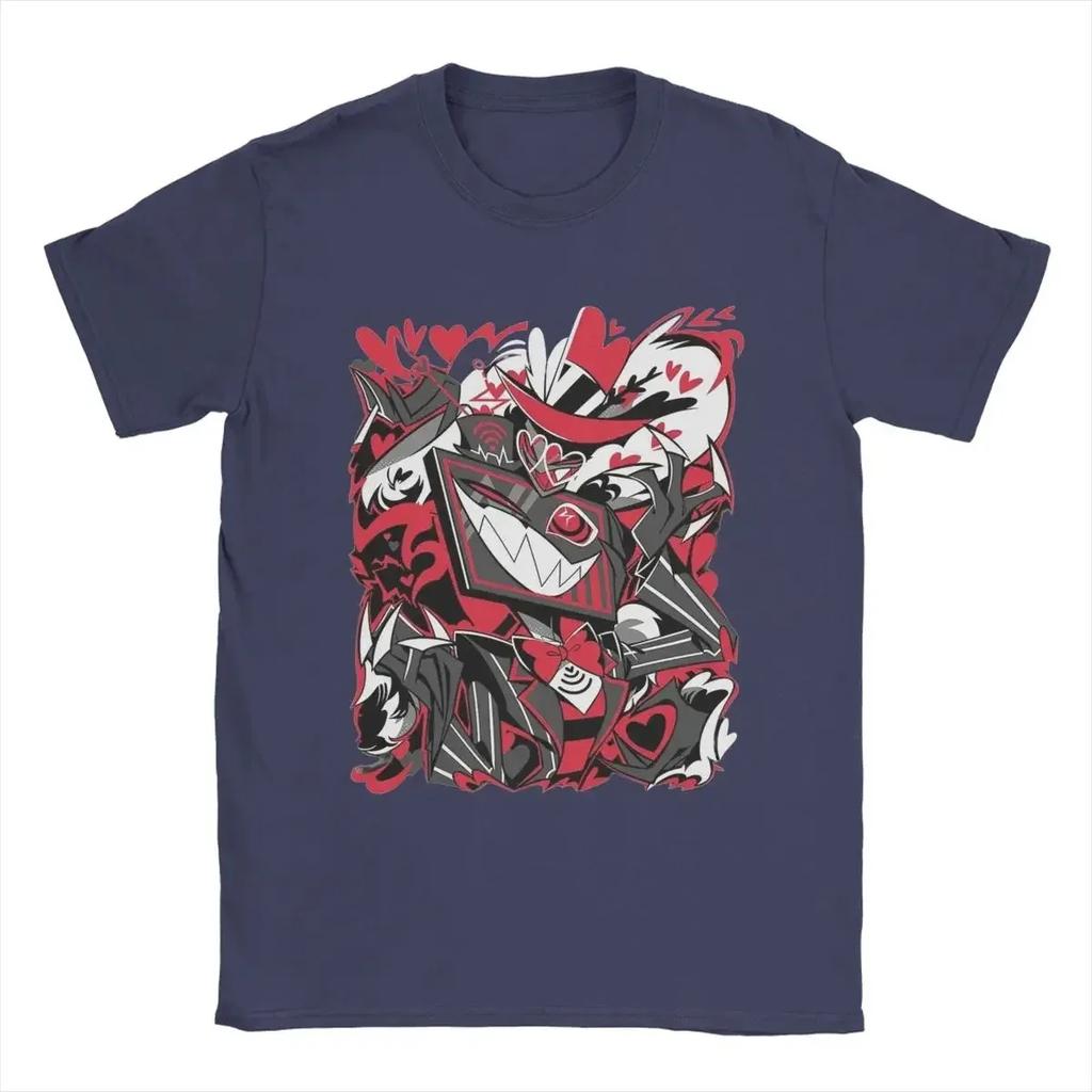 Hazbins Hotels Vox TShirt for Men Women Novelty Cotton Tees O Neck Short Sleeve T Shirt Gift Idea Clothing