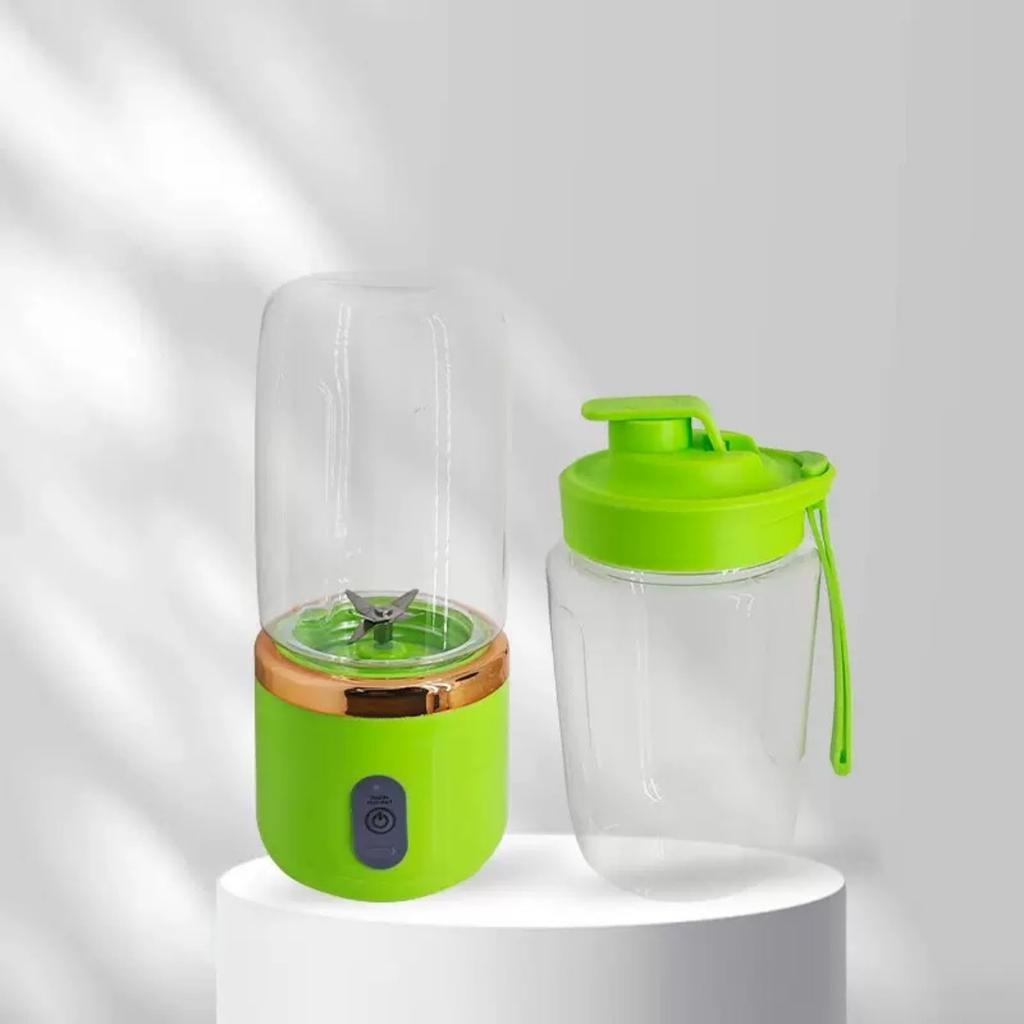 JOYBLISS Electric Juicer Cup with 2 Cups For Travel Portable Juicer Mixer Usb Charge Fresh Fruit Juice Personal Blender Smoothie