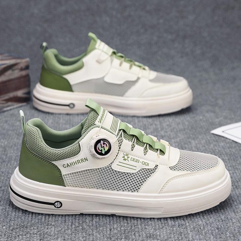Mesh Men's Shoes Spring Summer 2025 New Board Shoes Student Casual Little White Shoes Men's Breathable Sports Trendy Shoes Men