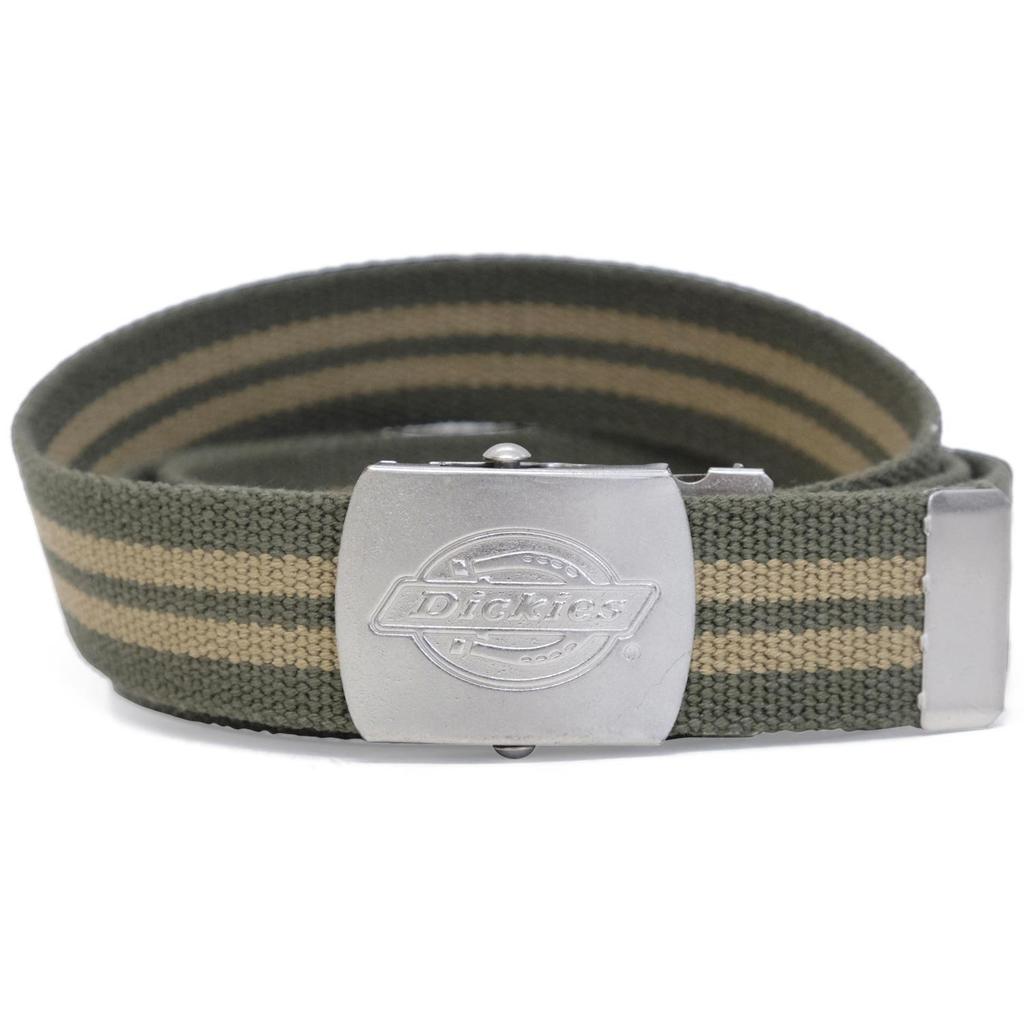 Dickies Casual Belt 32mm Acrylic Poly Gacha Belt Green x Beige Men's