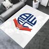 Tappeto Bolton Wanderers FC per Soggiorno Camera da Letto Casa Decorazione Divano, Tappetino Antiscivolo per Giochi Bambini