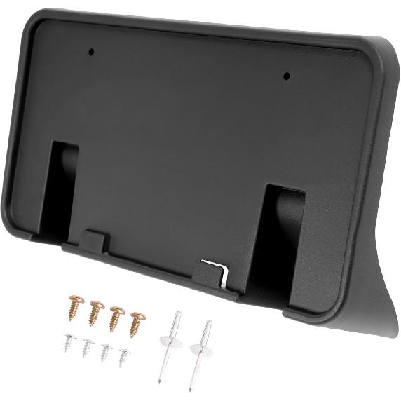 Front License Plate Holder Bracket Compatible with 1999-2004 Ford F-250 F-350 F-450 F-550 Super Duty Excursion License Plate Mounting Frames