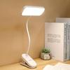 On Led Clip Desk Lamp Adjustable Brightness Room Reading Study Bedside Light