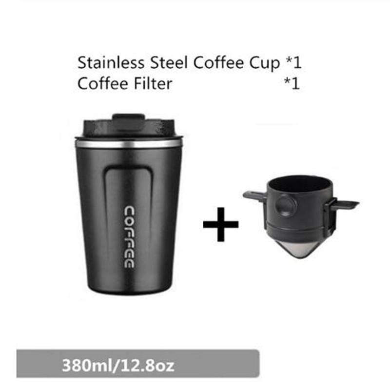 Reusable Coffee Filter Portable Coffee Travel Mug Hand-made Coffee Dripper Tea Cup Set Coffee Pot Coffeeware Camping Product