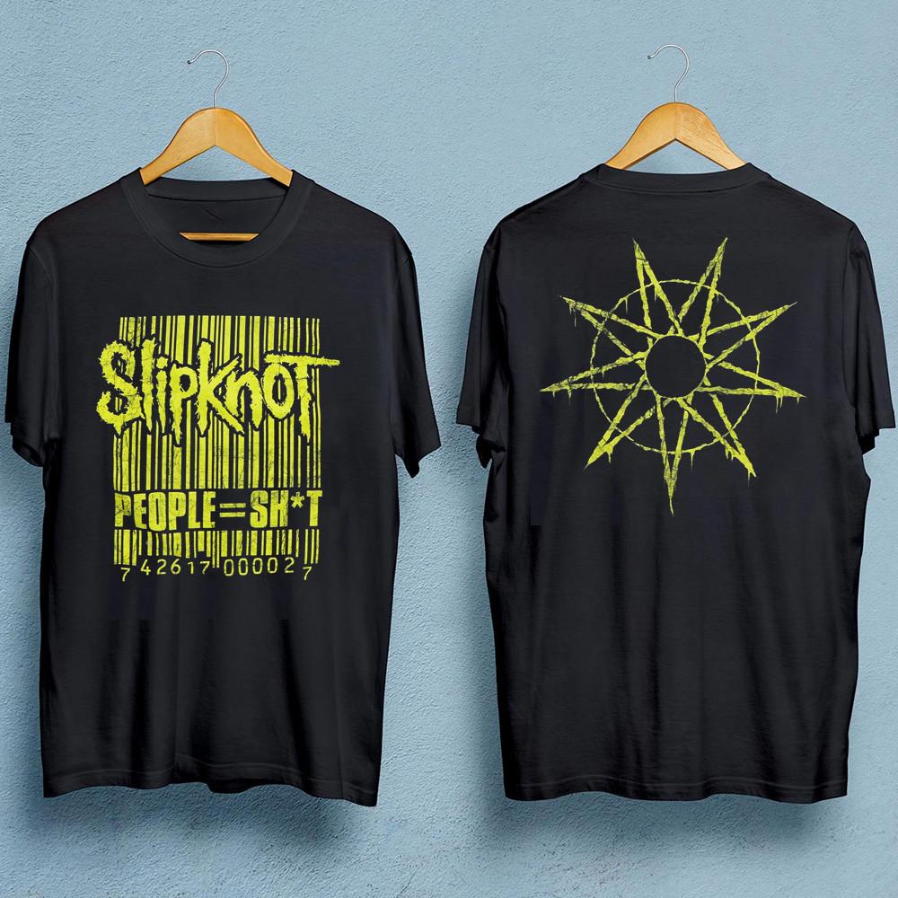 

NEW Slipknot BAND people 2 sides Black T-shirt Unisex JJ2939 S