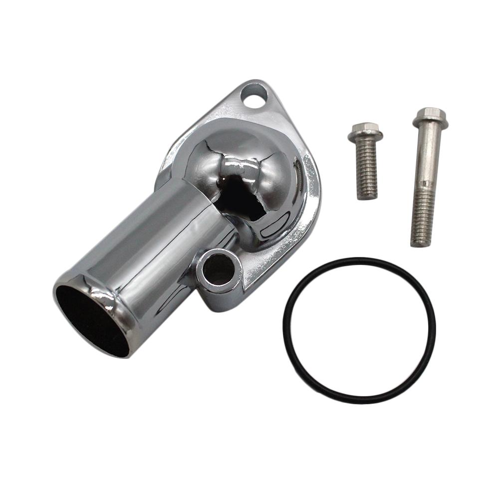 Car & Truck Parts Polished Thermostat Housing 15° Swivel Water Neck Fit Small Block Chevy SBC