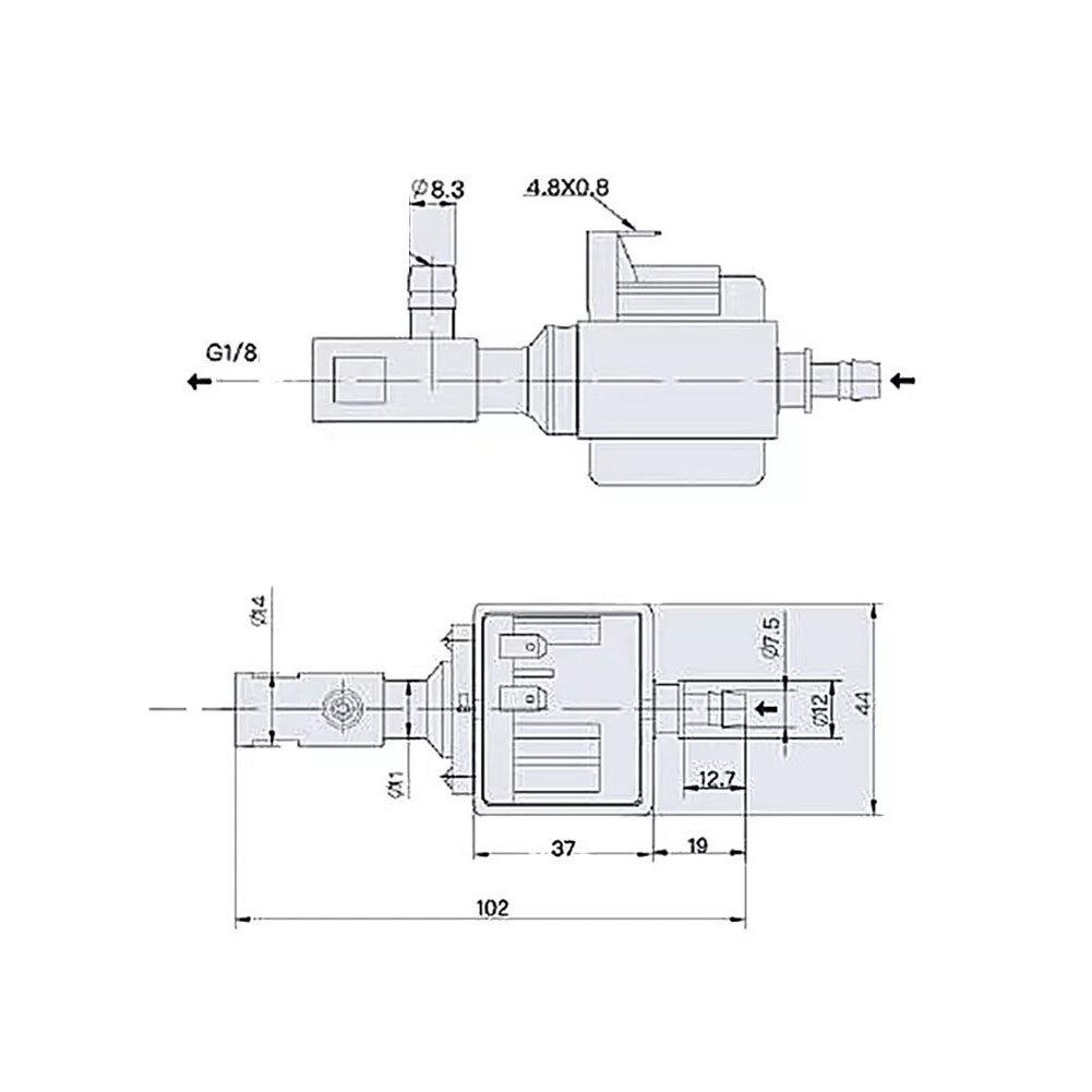 ElectromFor agnetic Solenoid Pump JYPC3C 220V for Household For and Industry with CompFor act Size For and Quiet OperFor ation