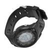 Digital Sports Watch Fashionable Waterproof Stopwatch Alarm Electronic Watch Black