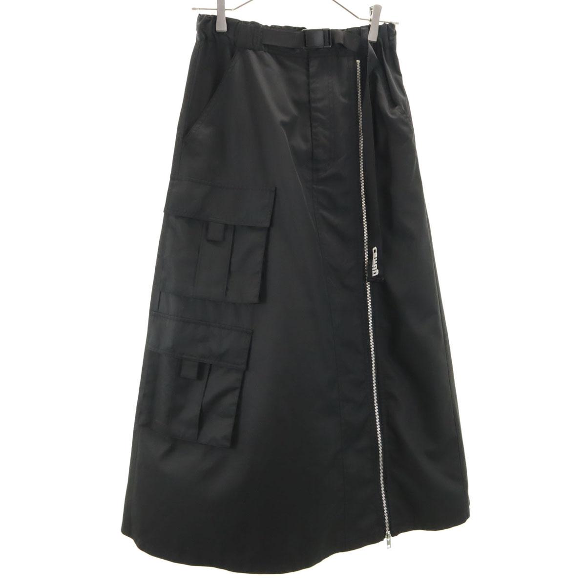 

Candy Stripper Long length Nylon skirt S Black series Women Used