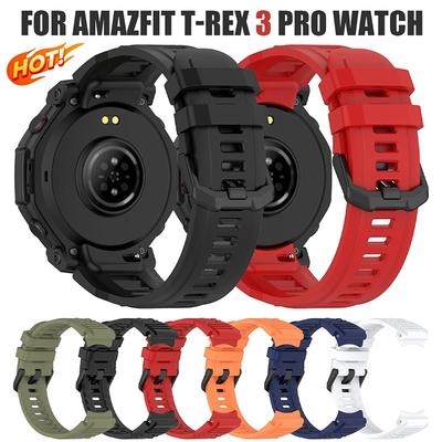 New Silicone Strap For Huami Amazfit T-rex 3Pro SmartWatch Band Sport Band For Amazfit T-rex 3Pro 48mm Bracelet Accessories Band