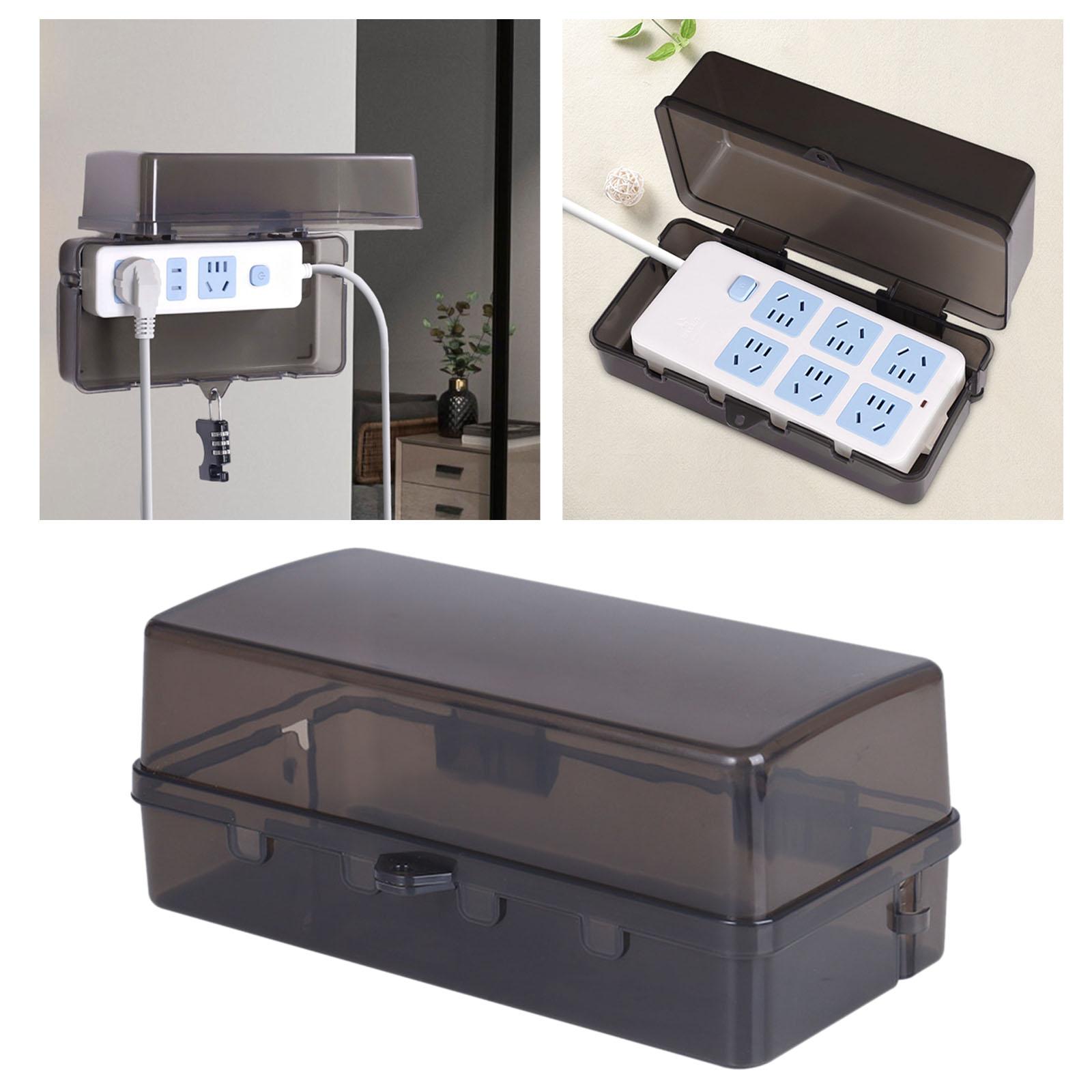 

Outdoor Electrical Box Electrical Connection Box Waterproof Outside Outlet Cover for Plug чорний