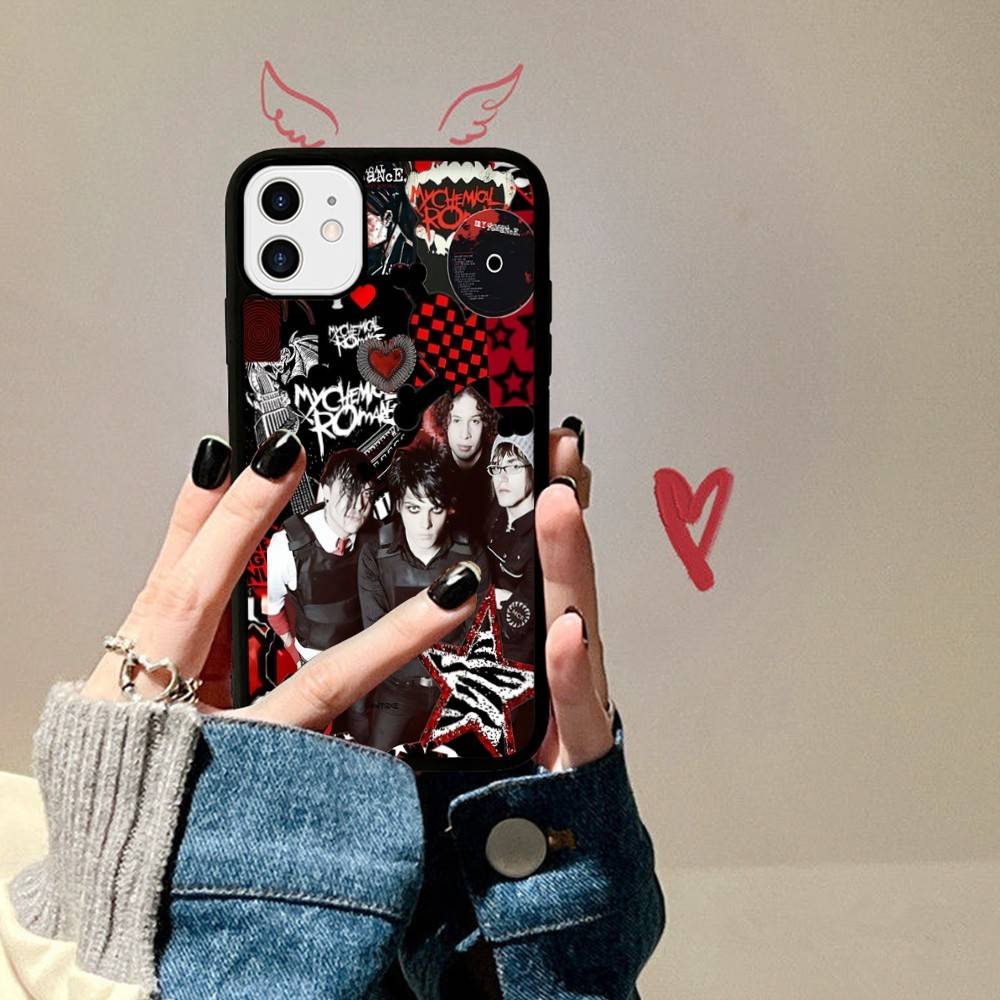 Rock Band M-My C-Chemical R-Romance Phone Case For IPhone 17 16 15 14 13 12 11 Pro Max Plus MiNi 17Air PC+TPU Armor Cover