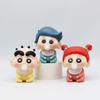 5pcs Shinchan Crayon Handmade Cartoon Model Furniture Decor Ornaments Desktop