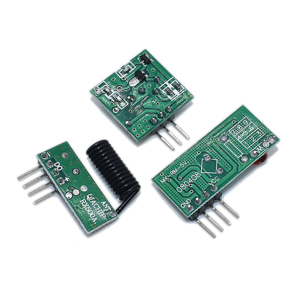 315Mhz / 433Mhz RF Wireless Transmitter Module and Receiver Kit 5V DC Wireless For Arduino Raspberry Pi /ARM/MCU WL Diy Kit
