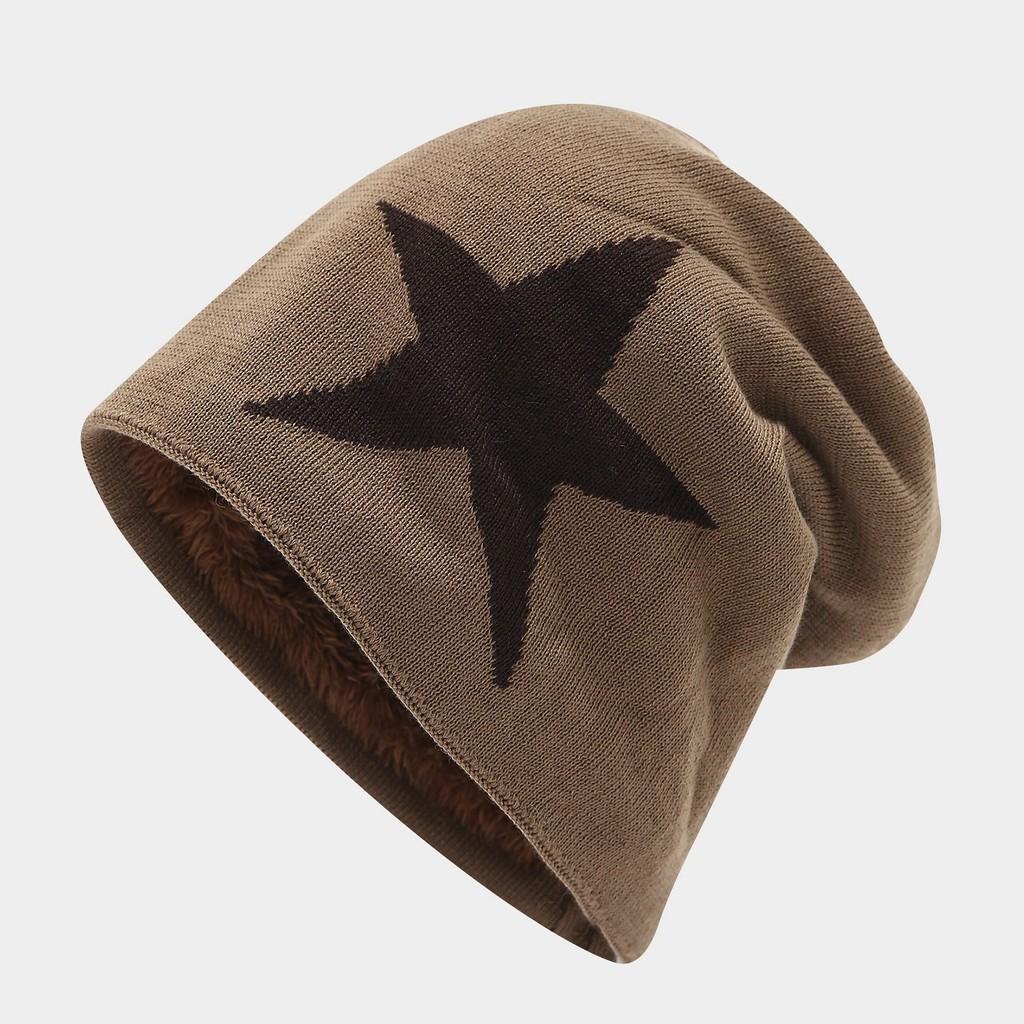 Knit Hat Men Winter Beanie With Fleece Lining For Outdoor Casual Warmth