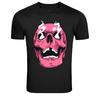 Pink Skull Smoking Dark Gothic Skeleton Unisex T-Shirt