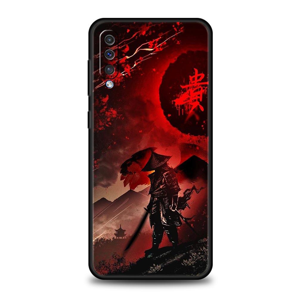 Painting Japan Samurai Art Phone Case for Samsung A52 5G A12 A70 A50 A40 A20s A30 A10s A20e A10 A22 A72 A32 A02 A42 A04S Cover