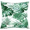 Sofa Cushions 4 Pcs Leaf Pattern 60 X 60 Cm Fabric