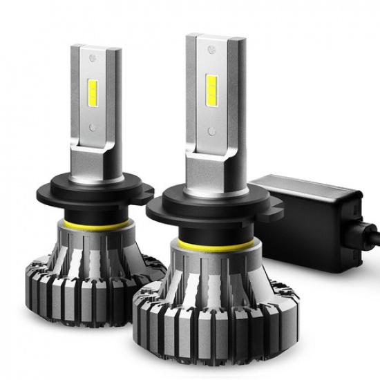 2X H7 LED Headlight Bulb Kit High Low Beam 200W 40000LM Super Bright 6500K White
