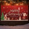 Happy New Year Theme Christmas Background Banner Cloth Christmas Decorations  Photography Props