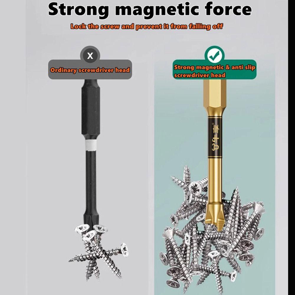 With Magnetizer Cross Head  Bit High Hardness Electric Screwdriver Bit  Screw Driver Hand Tool