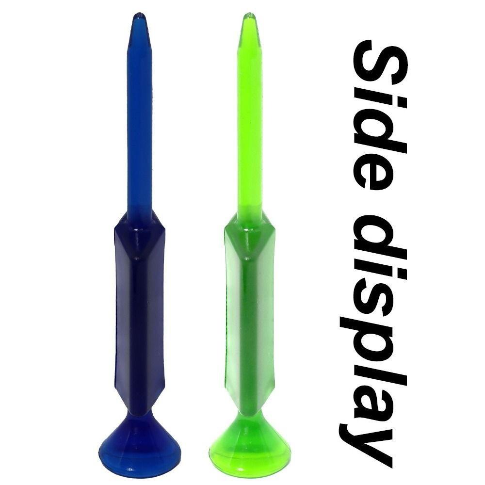 12pcs Precise Swing Golf Ball Pegs Multi-Color Golf Tee Designed Flat Ball Pegs Swing Improvement