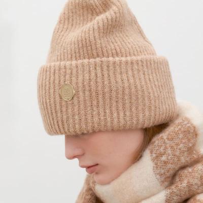 Halden schwere Wollstrickmütze (C053_beige)
