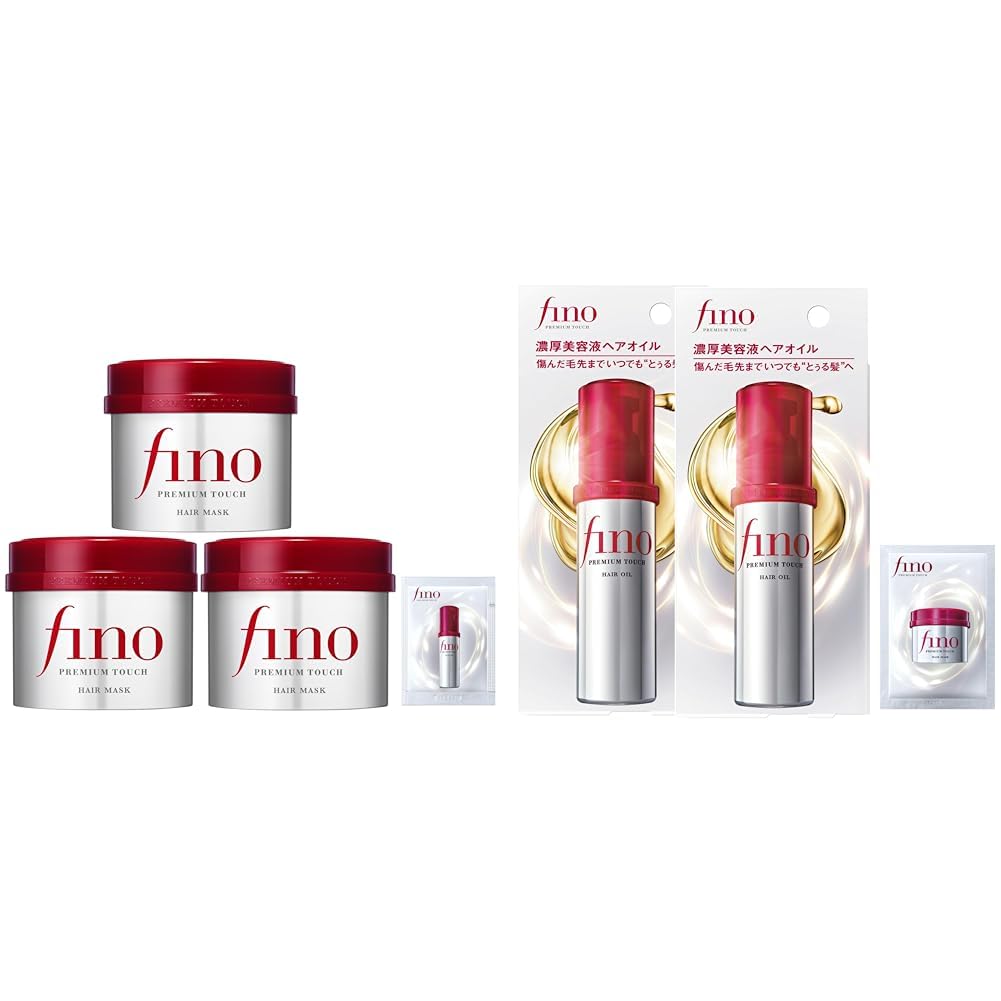 Fino Set Purchase Premium Touch Penetrating Beauty Serum Hair Mask 230g3 Bonus Bulk + Oil 70ml2