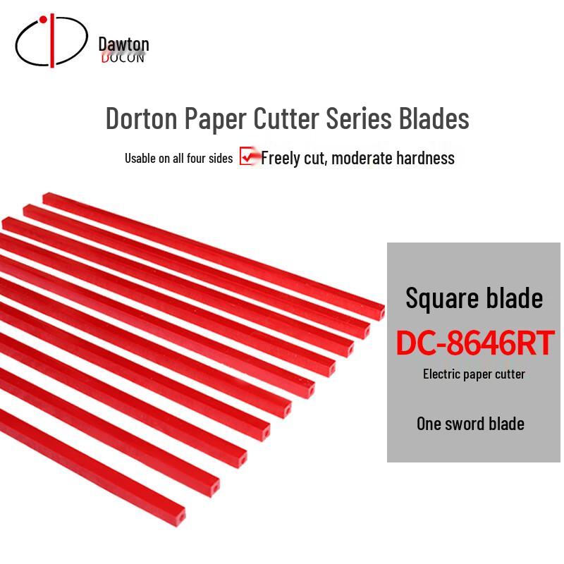DOCON Square Red Paper Cutter Blade Strips (20 Pcs)