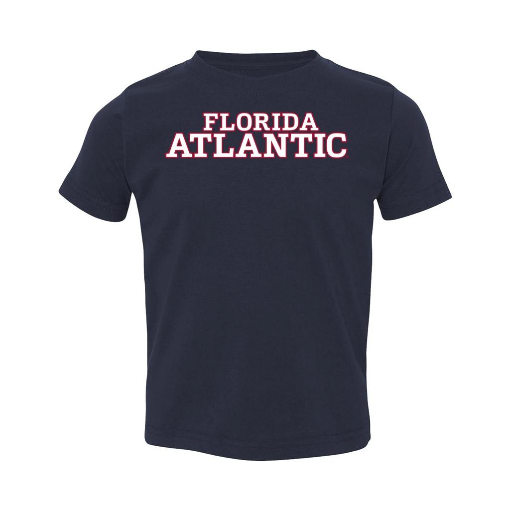 Florida Atlantic University Owls FAU Basic Block Team Toddler T-Shirt - Navy