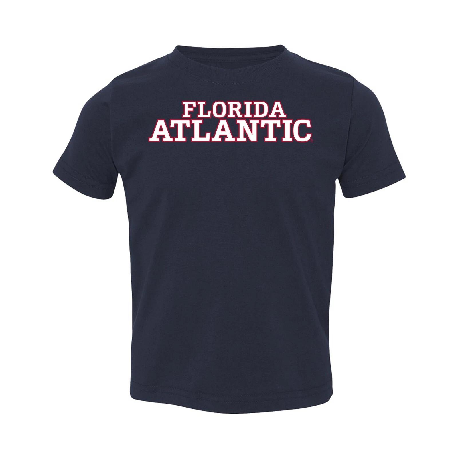 Florida Atlantic University Owls FAU Basic Block Team Toddler T-Shirt - Navy L