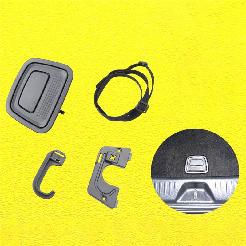 NEW-For Mercedes-Benz W205/W156/W177/W246 Trunk Floor Handle Cover Kit 4Pcs/Set 0996800184 Rear Cargo Bay Interior 12-19