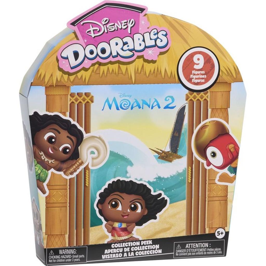 Doorables Moana Collector's Set, Doorables Disney, 3.8 Cm Collectible Figure, From 5 Years