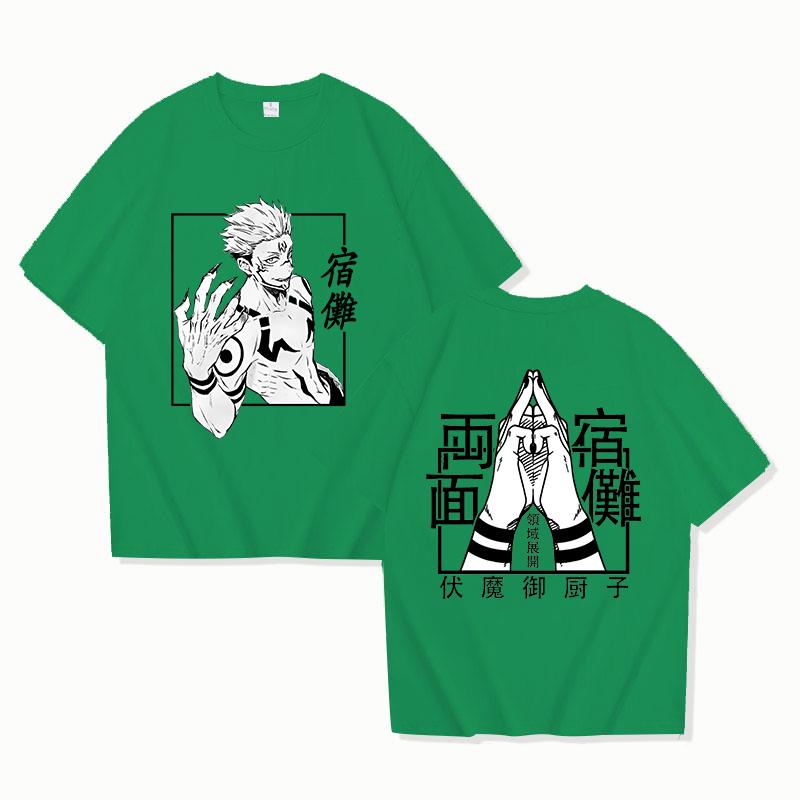 Anime Printed T-shirt Unisex Casual Loose Cool Y2k T-shirt Anime Clothes