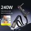 240W Foldable Elbow Type-C Fast Charging Data Cable for Mobile Phones