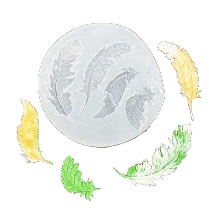 

Multi Purpose Silicone Feather Mold Silicone Feather Soap Mold For Handmade Crafts Resin Art And Custom Designs 1