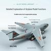 Cai Po Y-20 Military Transport Alloy Pull-Back Model 51406C