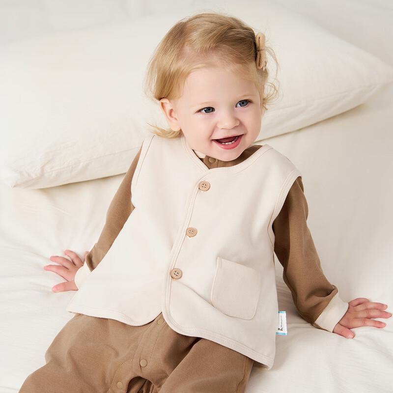 

TONGTAI Unisex Pure Cotton Baby Vest 80cm