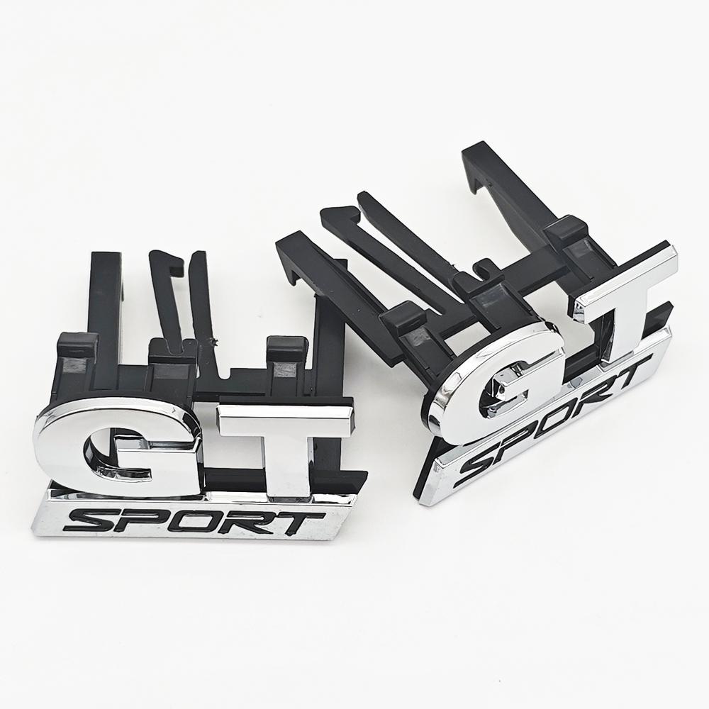 For VW Volkswagen Jetta MK5 Golf 3D ABS Logo GT Sport Emblem Car Front Grille Badge Sticker For Volkswagen VW Polo Golf 5 6 MK5
