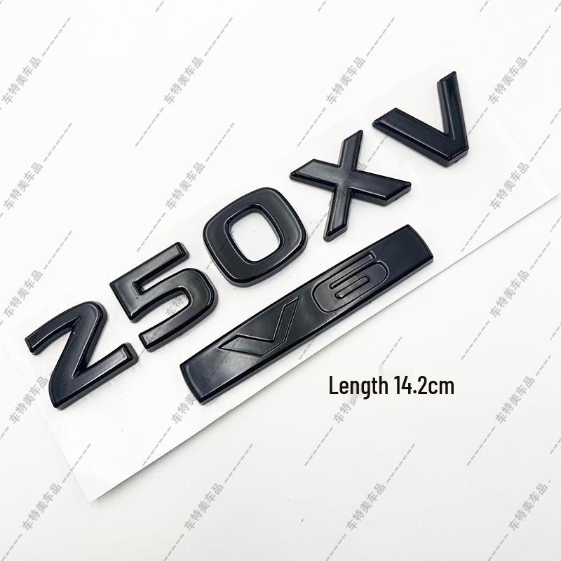 QASHQAI/X-TRAIL Naklejka z literami angielskimi na logo samochodu do dekoracji bagażnika